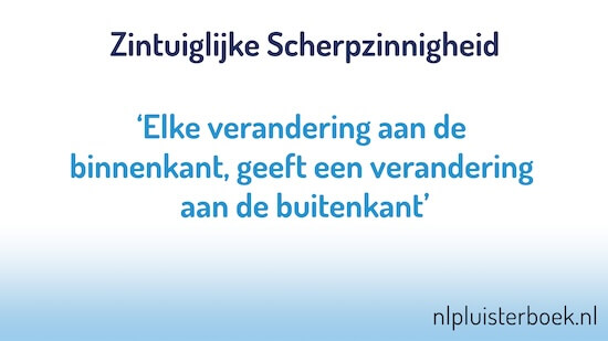 zintuiglijke scherpzinnigheid NLP